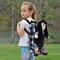 The Queen's Treasures 18" Doll 5 Piece Rag Doll Girl and American Backpack